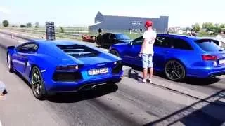 Lamborghini Aventador LP700-4 800HP CZR  vs Audi RS6 750HP CZR