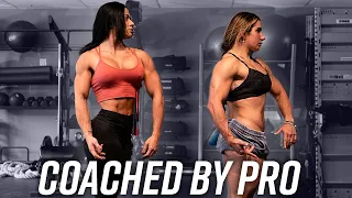 5x OLYMPIA COMPETITOR DESTROYS MY SHOULDERS & TEACHES ME TO POSE | FT IVANA WILKIN