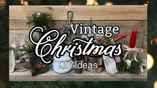 TRASH TO TREASURE | VINTAGE CHRISTMAS DIY DECOR IDEAS | SECONDHAND THRIFT FLIPS