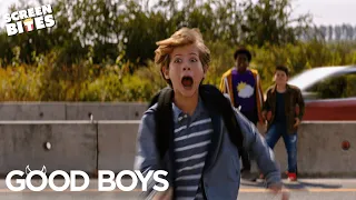 Real Life Frogger | Good Boys (2019) | Screen Bites