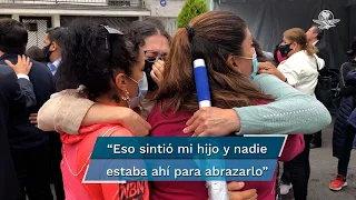 "¡Dios mío, otra vez no!"; sorprende sismo a familias en Colegio Rébsamen durante misa