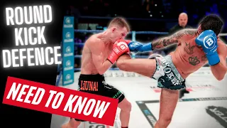 The 1 Round Kick Defence You NEED To Know As A Kickboxer