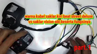 CARA MERAKIT SAKLAR KIRI BEAT STREET DELUXE PNP VIXION OLD_ Part.1