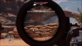 Battlefield 1 Open Beta Sniper Kill 3