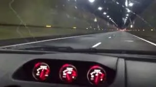 Lamborghini 50th Anniversary - Tunnel fun: Diablo SV, LP560-4 Bicolore, LP520-4 Spyder