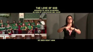 THE LOVE OF GOD (COVER) with Sign Language - Arranged by David Schwoebel