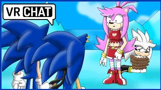 SONIC SAVES SILVER FROM CRAZY AMY! IN VR CHAT! FEAT NEO