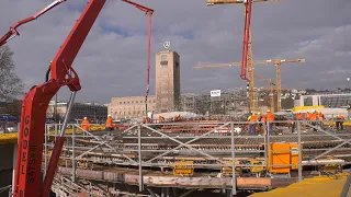 Stuttgart21 - Kelchstütze 14 von 28 ist fertig betoniert!