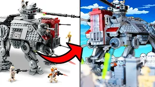 Making the New LEGO AT-TE Walker 100x BETTER!