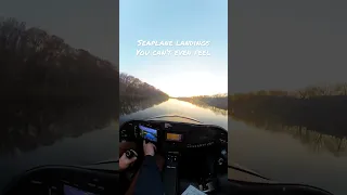 Seaplane Landing So Smooth, You Can’t Feel It! 🧈