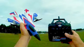 SG F22 RTF 4 Ch Vertical Stunt Plane Flight Test Review