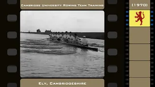 Cambridge University Rowers Training on the Great Ouse - Ely, Cambridgeshire (1970)