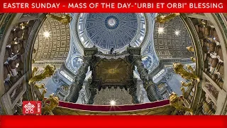 April 12 2020, Easter Sunday - Mass of the day -“Urbi et Orbi Blessing” I Pope Francis