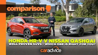 2021 Honda HR-V RS v Nissan Qashqai Midnight Edition | Comparison Review | CarAdvice