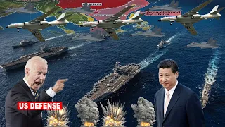 US Angry: Chinese Bombers Carried Out a Mock Attack on a Real US Aircraft Carrier.