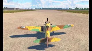 Бой на итальянском штурмовике Breda Ba.65 в vr шлеме, War Thunder.