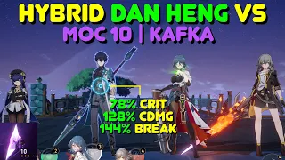 Lv80 Dan Heng DOMINATES Kafka | Memory of Chaos 10 | 3 Stars | 2nd Half [Honkai: Star Rail]