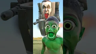 Hulk Scary Transformation with Funny Skibidi toilet #Shorts