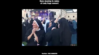 Nuns dancing to Judas at Lady Gaga concert 😆  #shorts