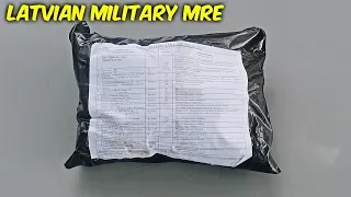 Tasting Latvian Military MRE (Meal Ready to Eat}