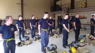 Training Division class 221 PPE 60 second drill