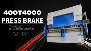 WE67K-400T4000 Genius CNC Press Brake with CYBELEC VT19 3D Bending Program