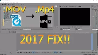 HOW TO PUT IPHONE VIDEOS INTO SONY VEGAS l 2018 l .MOV to .MP4!!