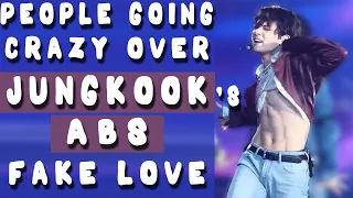 People going crazy over JUNGKOOK's ABS - Fake Love BTS [HEADPHONE USERS BEWARE]