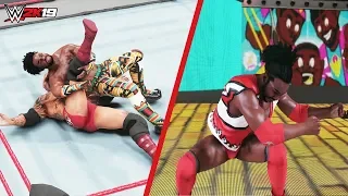 XAVIER WOODS BEATS BATISTA FOR HIS THEME & ENTRANCE (WWE 2K19)