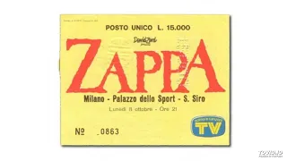 Frank Zappa - Bamboozled By Love/Sharleena, Palasport, San Siro, Milan, Italy, October 8, 1984