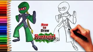 How to draw huntsgirl from American Dragon: Jake Long | drawing for learning | learning for arts