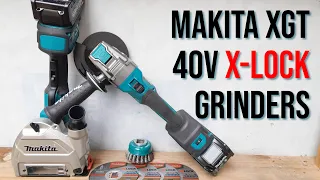 Makita 40v X-Lock Grinders. Are They MORE POWERFUL? Is X-Lock Better?