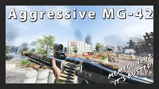 AGGRESSIVE MG-42 (It's BROKEN!) - #Battlefield V