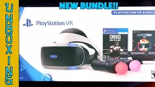 UNBOXING! Playstation VR Bundle 2018 - Creed VR, Superhot VR, Move Controllers