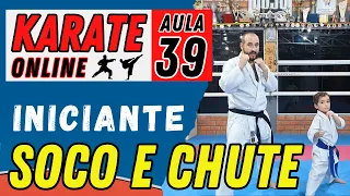 KARATE ONLINE | AULA 39 | TREINO RÁPIDO DE SOCO E CHUTE