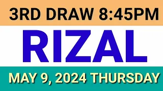STL - RIZAL May 9, 2024 3RD DRAW RESULT