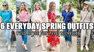 SIX Casual 🌸Spring 🌸 Outfits for Everyday | Real Outfits for Real Women