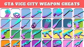GTA Vice City Weapon Cheats for PC | Secret Cheats