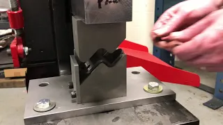 Bending Joggle Brackets on a 55 ton Press Brake