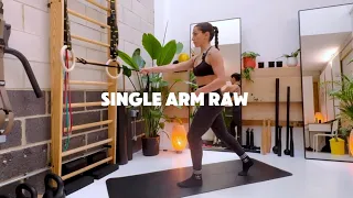 Single arm raw (legs stance variations) #MovementHolic