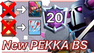 Top 20 with New PEKKA Bridge Spam☺️-Clash Royale