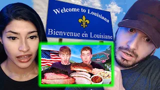 British Couple Reacts to Brit’s try Louisiana BBQ for the first time!!