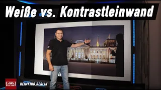 Kontrastleinwand im Heimkinoraum? Wann lohnt sich das?