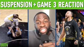 Dray reacts to suspension, Warriors Game 3 win, Steph Curry's "masterful" game | Draymond Green Show