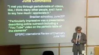 Professor Martyn Poliakoff explains his video project