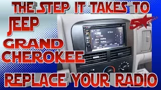 The steps it take to replace your radio, Jeep Grand Cherokee