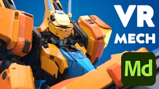 Sculpting a Mech in VR with Substance Modeler