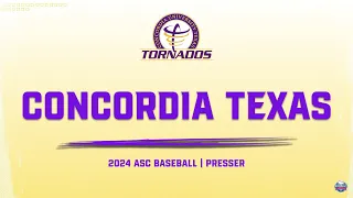 2024 ASC Baseball Champs | G10 | Presser | Concordia Texas