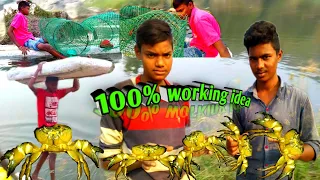 Amazing Catch King Mud Crabs at Mud Sea after Water Low Tide | Season Catch Sea Crabs fishing