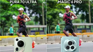 Huawei Pura 70 Ultra vs Honor Magic 6 Pro Camera Stabilization Test